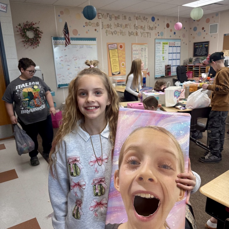 5th graders on Valentine's Day