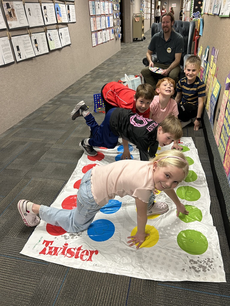 Twister Game at Valentine party
