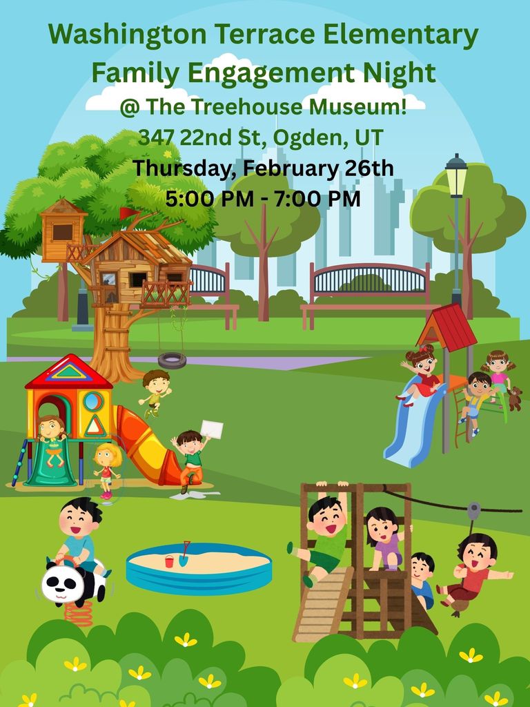 Treehouse Museum Family Night Flyer