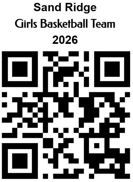 QR Code to click on with our Girls Basketball Game Information