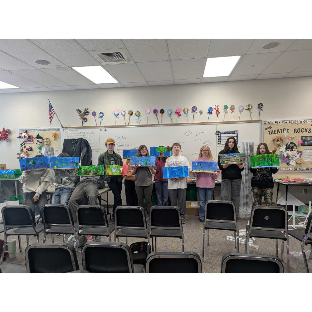 Theatre Design classes scene models for Disney musicals.