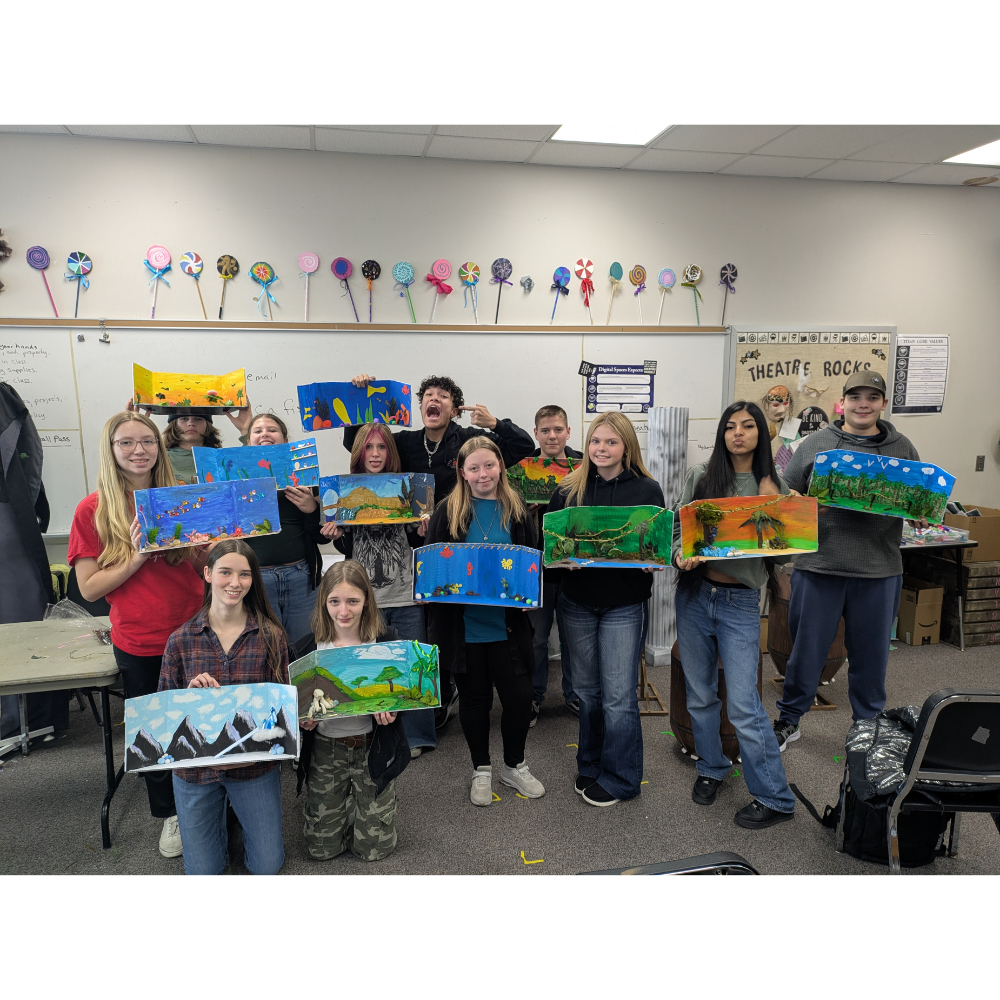 Theatre Design classes scene models for Disney musicals.