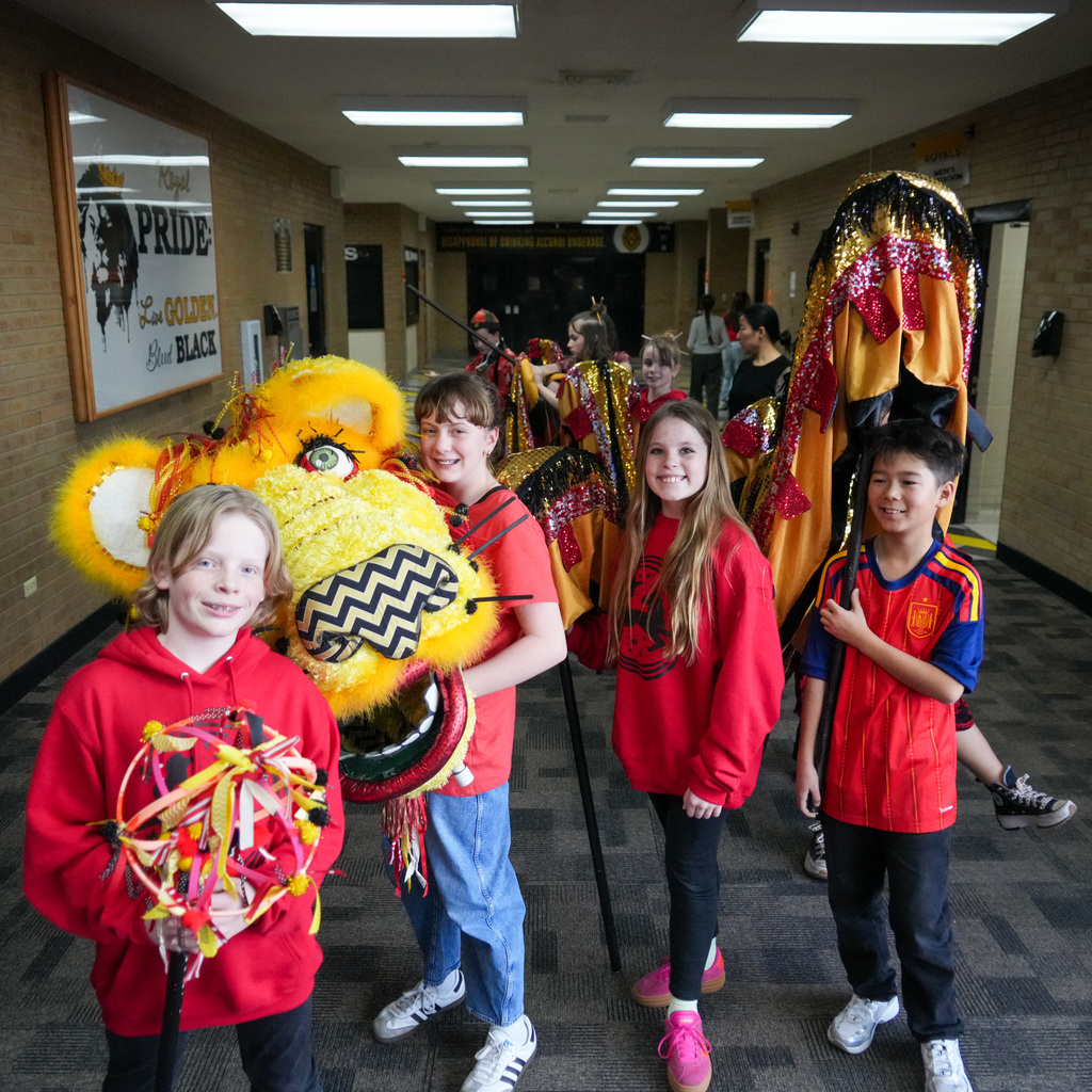 Chinese New Year student performers