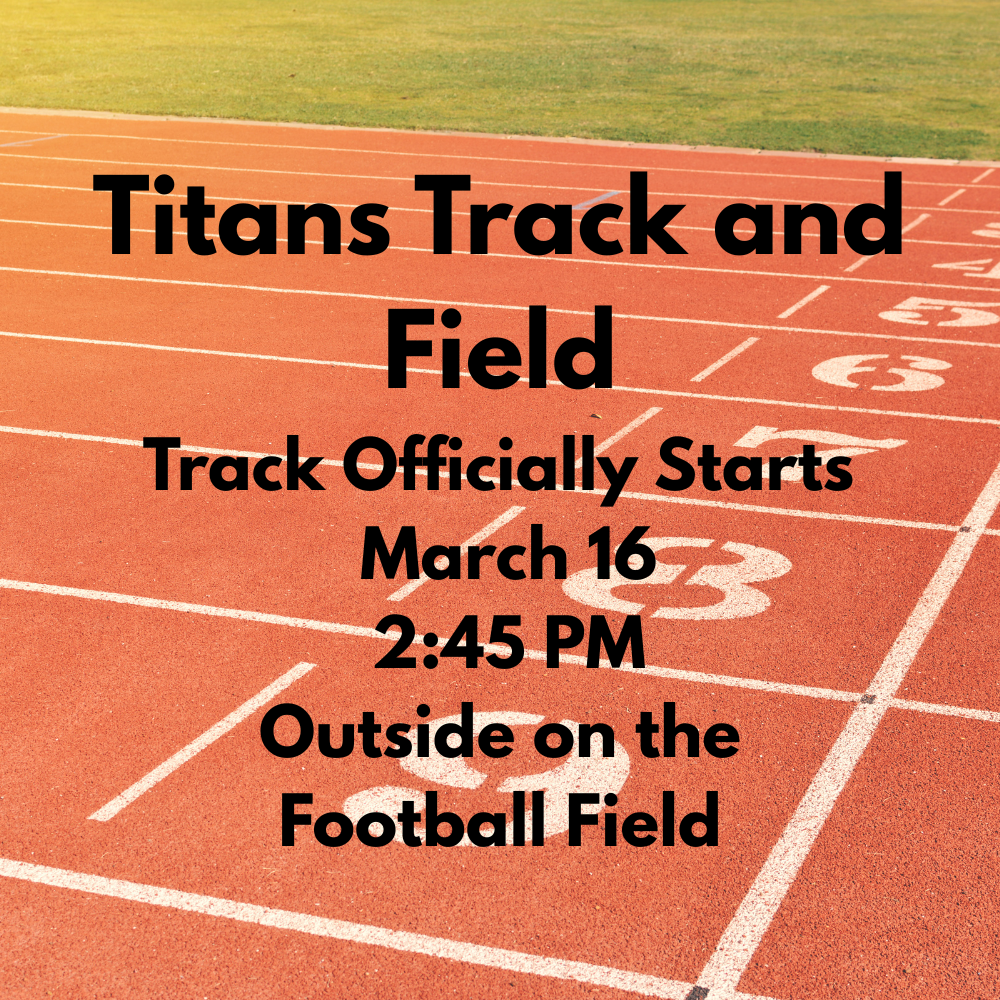 🏃‍♂️💨 TITANS TRACK & FIELD 💨🏃‍♀️