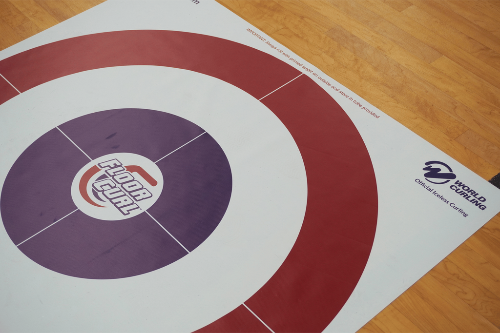 Curling Demo at Burch Creek Elementary