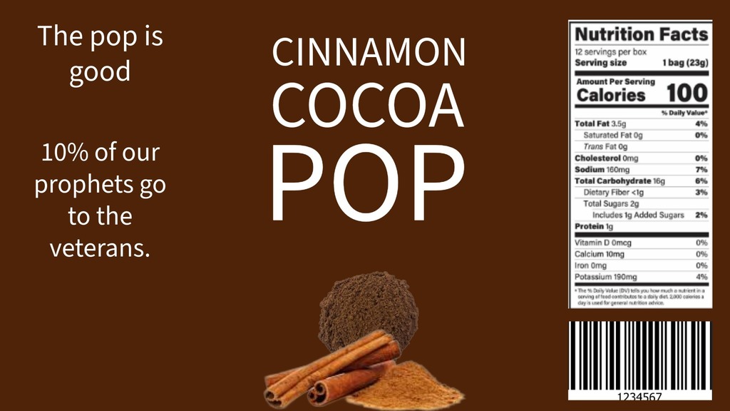 Cinnamon Cocoa Pop