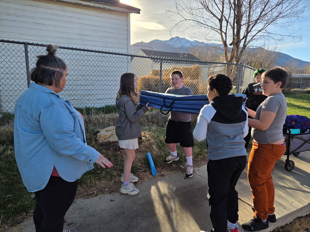 Students working together