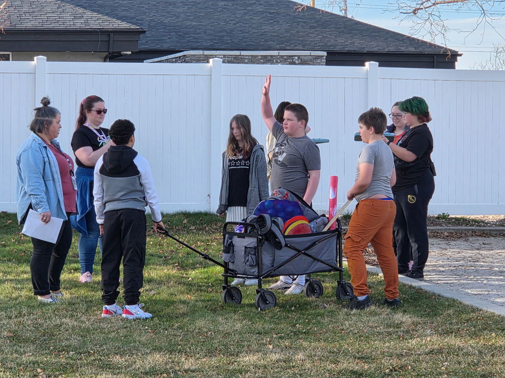 Students working through different scenarios