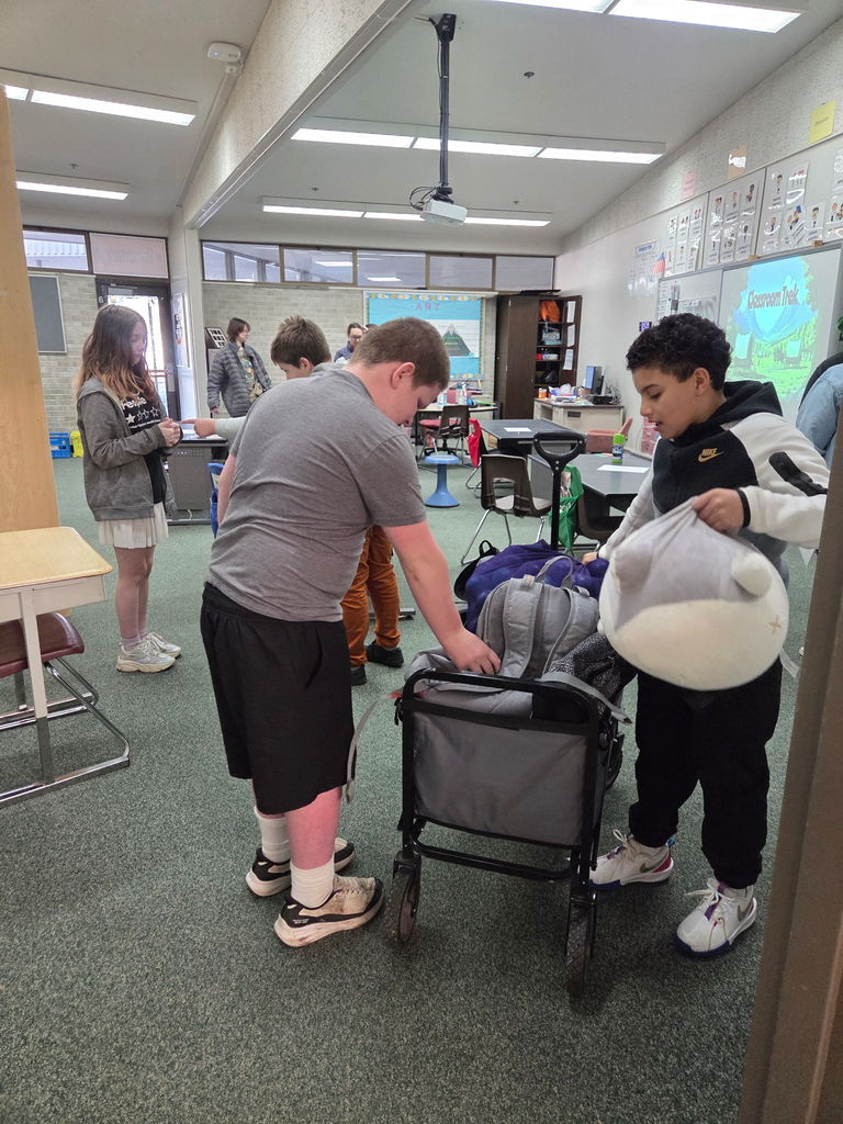 Packing the wagon for the activity