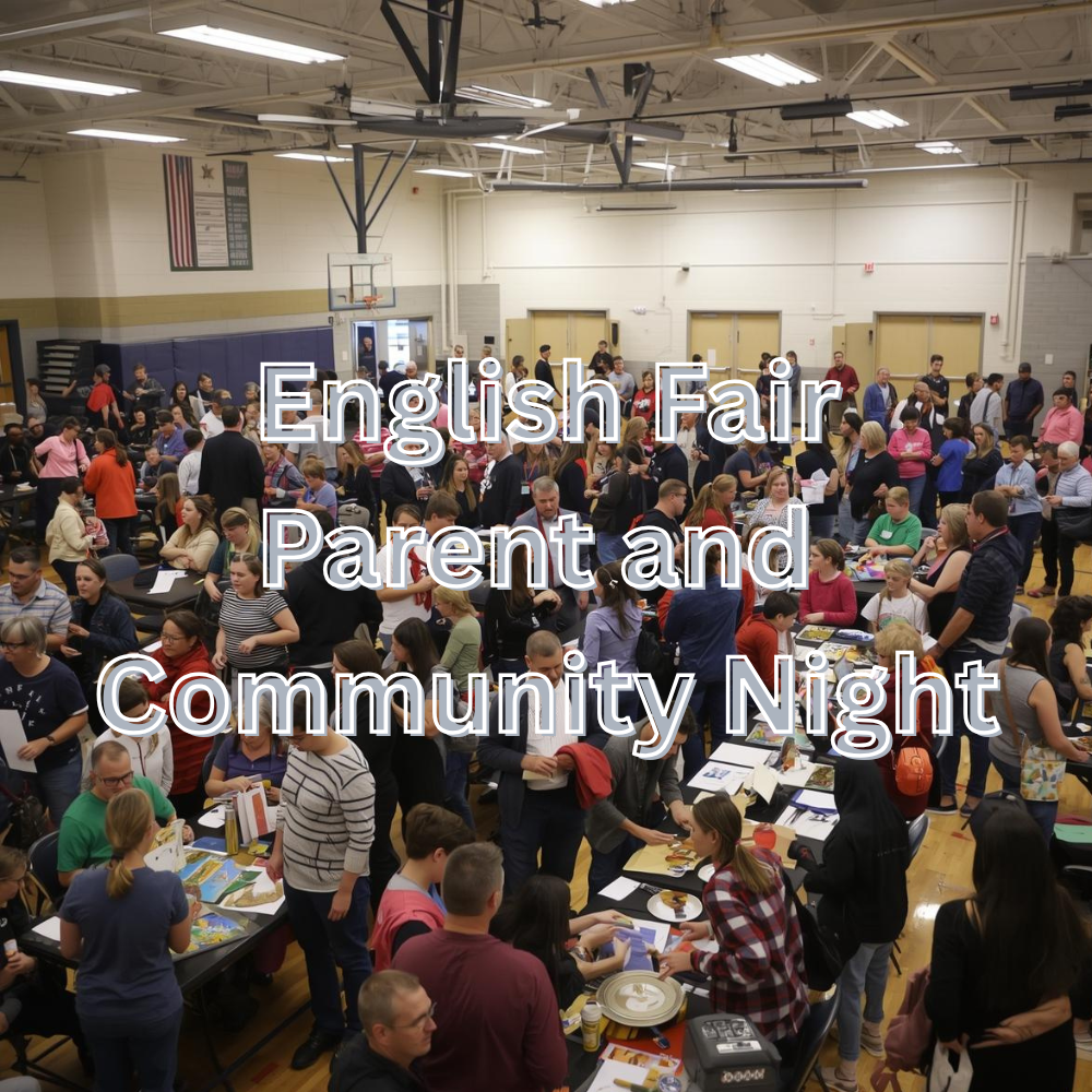 English Fair--Community and Parent Night  Thursday, March 19 4-6 pm