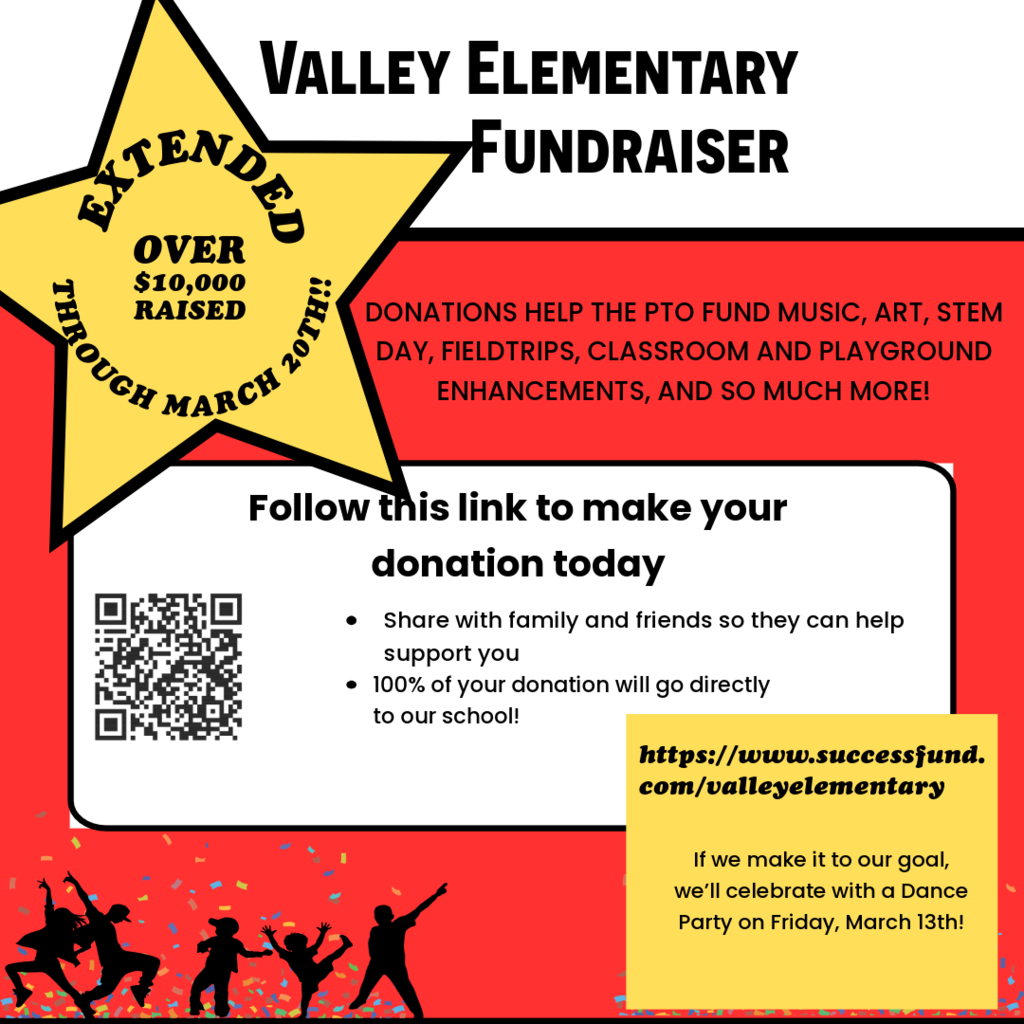 Information on donating to school fundraiser.