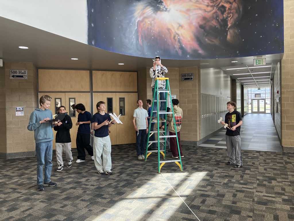 9th Grade Drone Aviation class is learning the basic principles of flight. They are learning that what the Wright brothers did took a lot of trial and error, as they try for themselves to build a working rubberband propelled glider. We ran tests after a week of building both indoor and outdoor to see how they flew , turns out its tougher than it looks. "Knowledge is of no value unless you put it into practice,"-Anton Chekhov