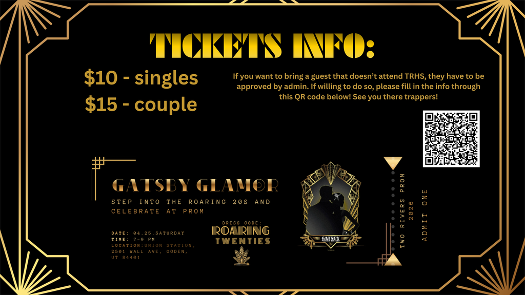 Prom ticket Info!