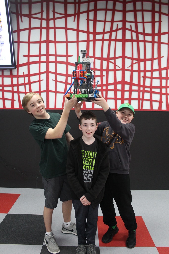 Kids at the Robotics Competition