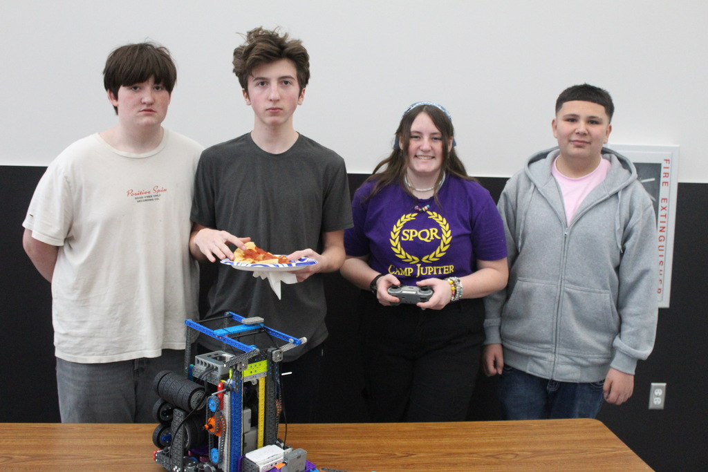 Kids at the Robotics Competition