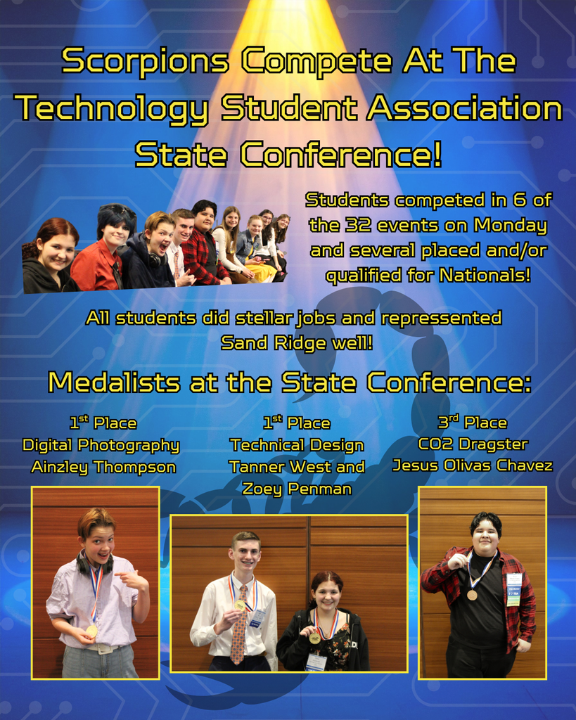 TSA State Competition winners