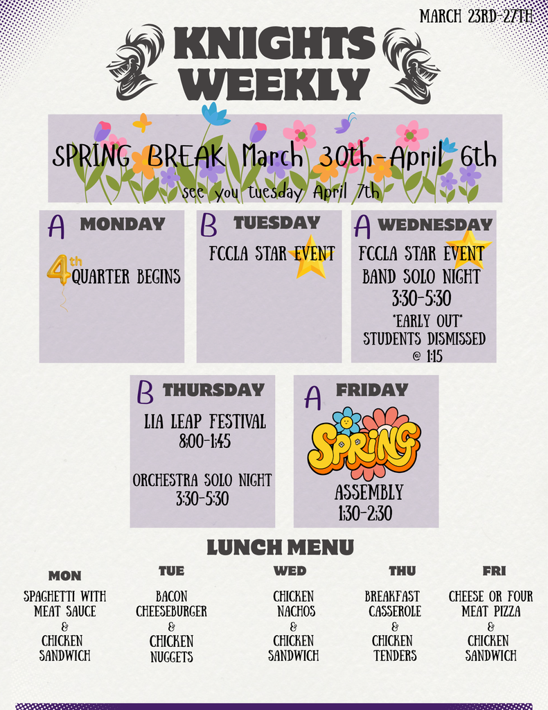 Knights weekly flyer 