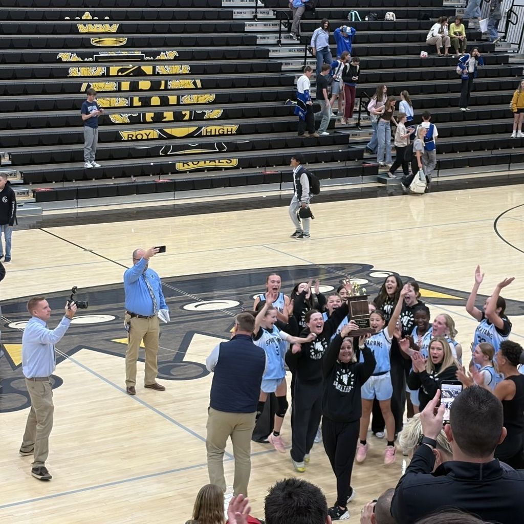 Girls Basketball championship pictures of the team