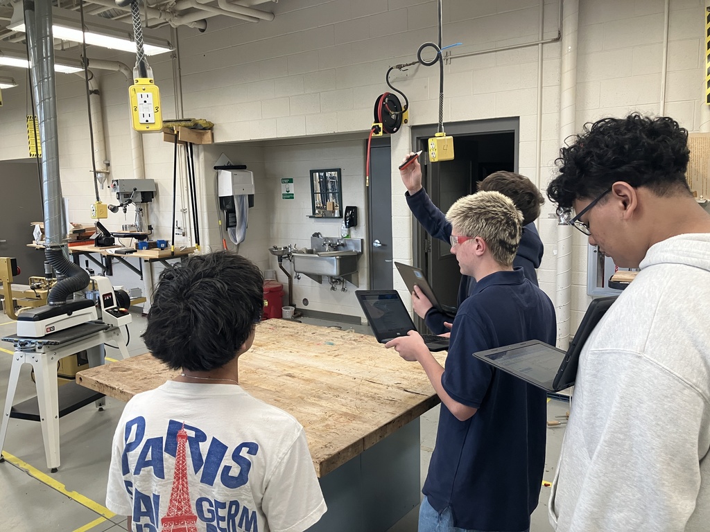 9th Grade Construction Tech class has been learning the basic Concept of the Creation of Electricity and now are about to start building their own circuits but first need to learn how to use the safety tools to check the electrical circuits. Here they are utilizing some key tools in the electrical trade in different ways to see how they work and which one is best for the different situations on hand. 