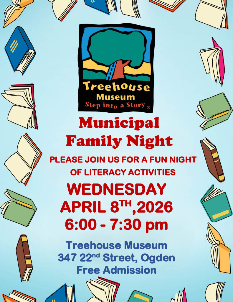 Treehouse Museum family night flyer information