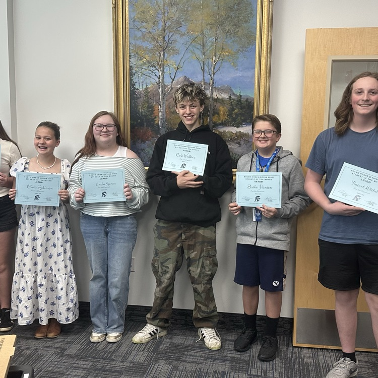 Fine Arts students of the month