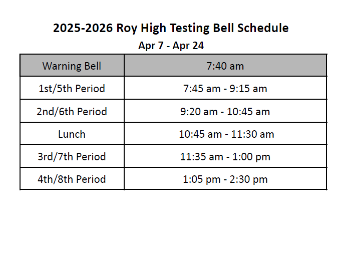bell sched