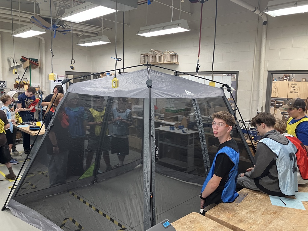 The long awaited day has arrived!! Drone aviation class has learned the basic laws, anatomy and physics needed in flight. They checked out a drone and are starting to master their ability to fly along with logging their flights information. In the coming weeks the challenges will increase in skill level as they master the basics. The jerseys are to help identify roles of the flight crew members and who is on which team. 