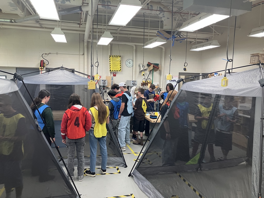 The long awaited day has arrived!! Drone aviation class has learned the basic laws, anatomy and physics needed in flight. They checked out a drone and are starting to master their ability to fly along with logging their flights information. In the coming weeks the challenges will increase in skill level as they master the basics. The jerseys are to help identify roles of the flight crew members and who is on which team. 