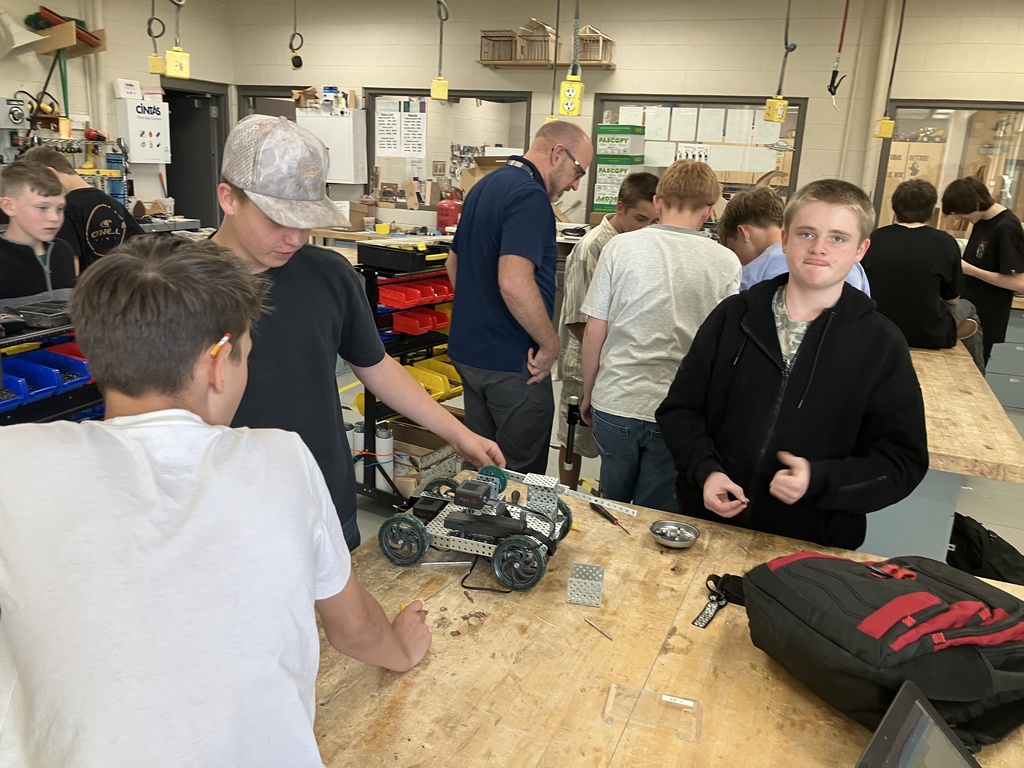 The Robotics and Automation class is working hard at building a winning robot for the Districts Mario Kart Competition. We have one more building day until the Competition on the 13th.  