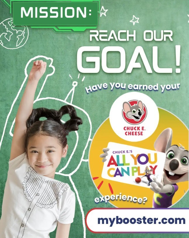 Fun Run Chuck E. Cheese prize