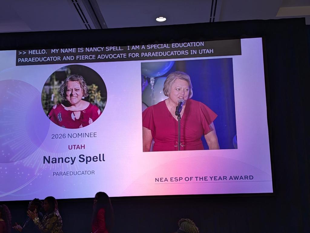 Utah's nominee for ESP of the Year - Nancy