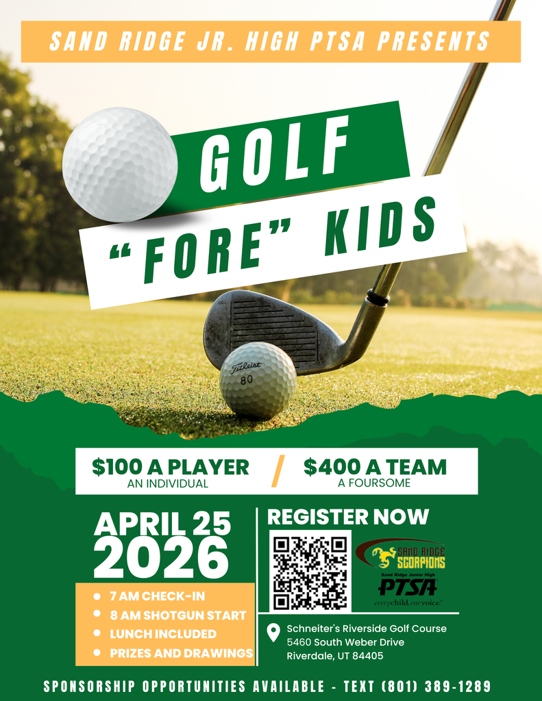PTSA Golf Tournament for the kids APril 25th Sign up NOW