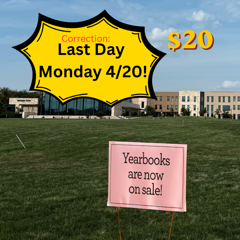 yearbooks on sale until 4/20