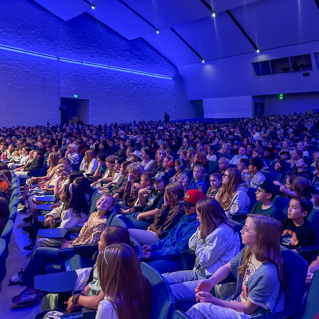 Students at a Utah Symphony field trip.