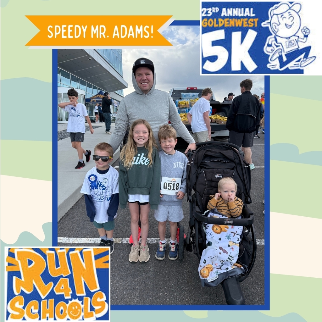 Speedy Mr. Adams 5K fun run 4 schools