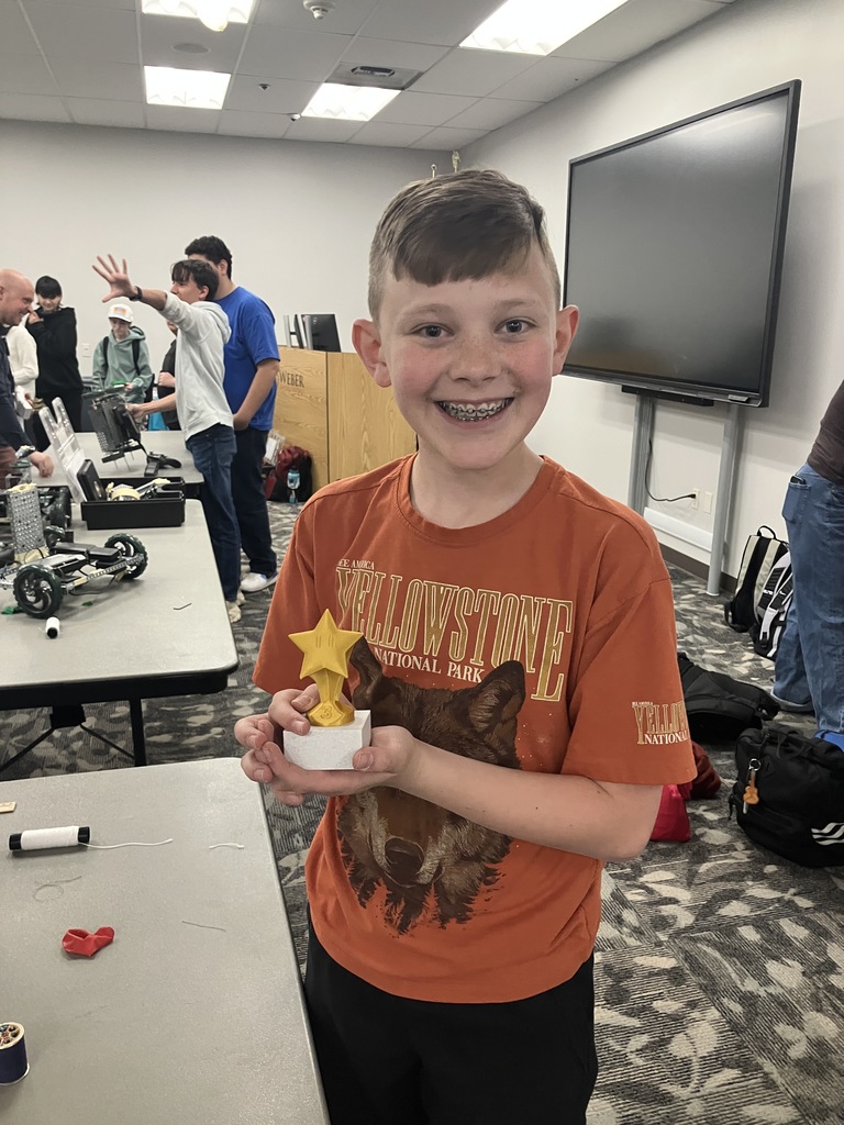 The 8th Grade Robotics class had an awesome time at the District competition on April 13th. Along with other Junior high robotics classes within the district, they were challenged to build a drivable robot that could pop the three balloons of the competition while keeping theirs safe. We took 3rd in the main, 1st and 2nd in design. Way to go Titans!!!