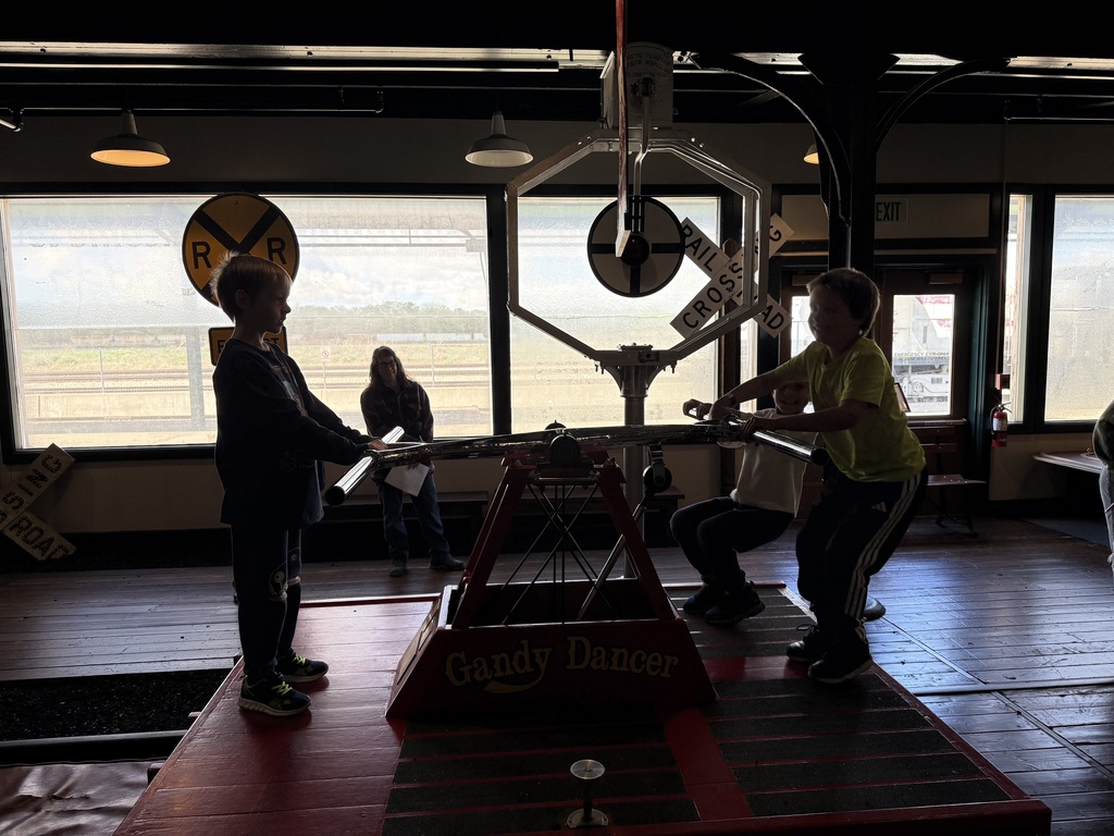 Working the train cart