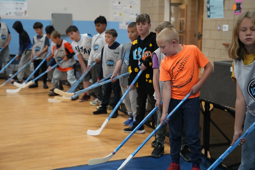 What an exciting day! The Mammoth visited our school! Such an amazing and fun experience.  Don't forget to vote for our school for a full Tusky Takeover using the QR code below. Thank you Utah Mammoth! TUSKS UP!!!