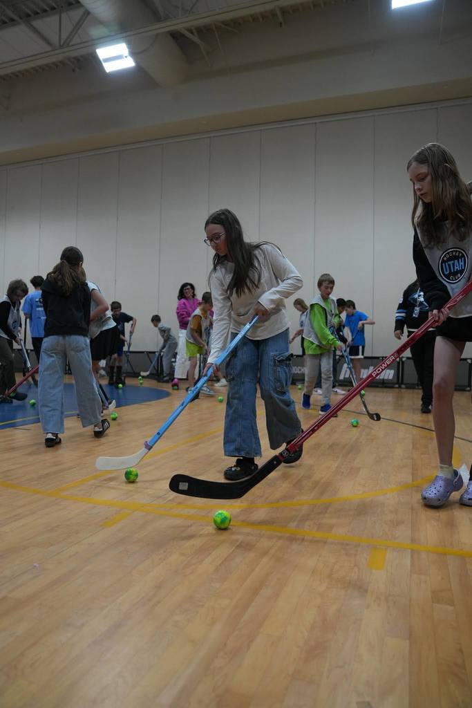 What an exciting day! The Mammoth visited our school! Such an amazing and fun experience.  Don't forget to vote for our school for a full Tusky Takeover using the QR code below. Thank you Utah Mammoth! TUSKS UP!!!