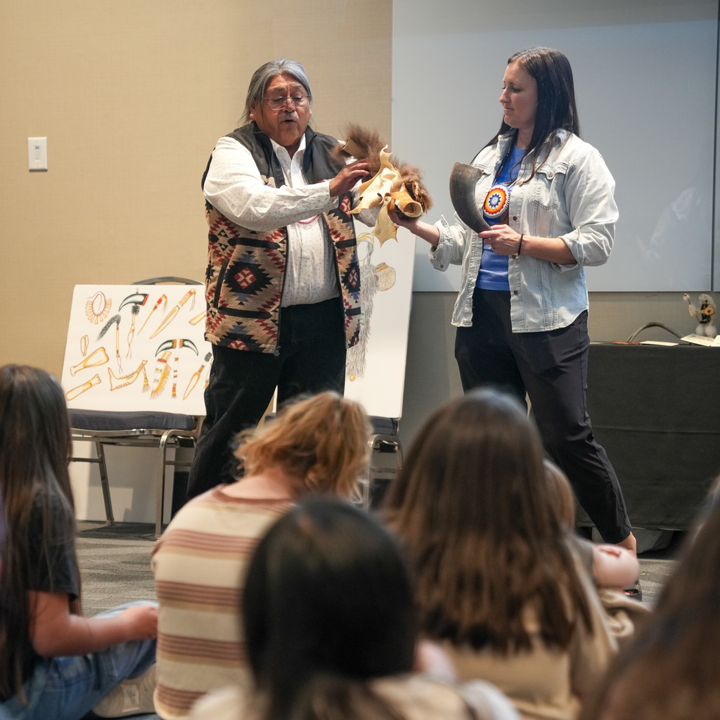 Students at the LEAP festival.