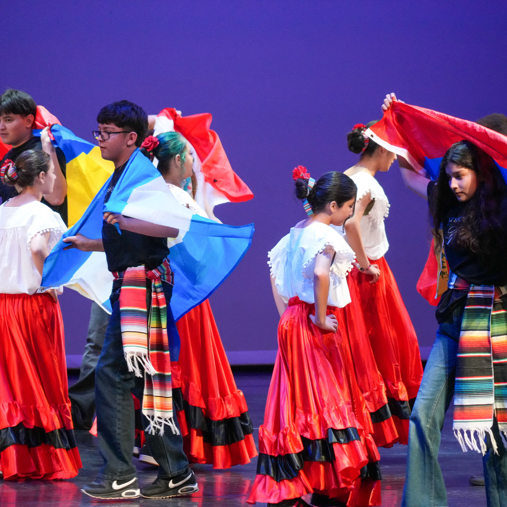 Performers at the LEAP festival.