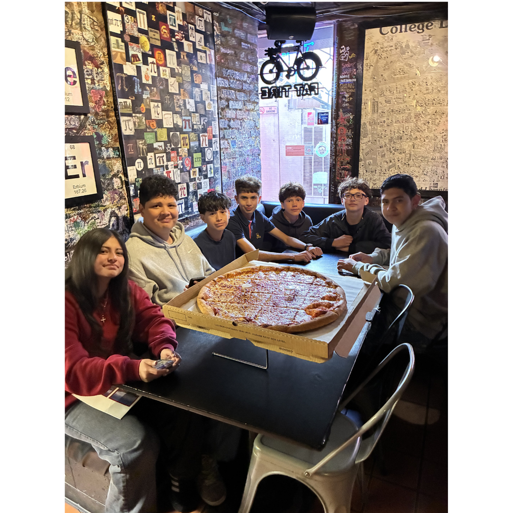 Photographs of Roy Jr LIA students at University of Utah and the Pie 