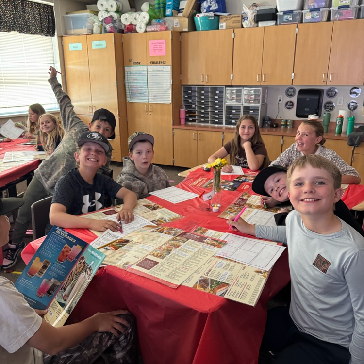 students doing math