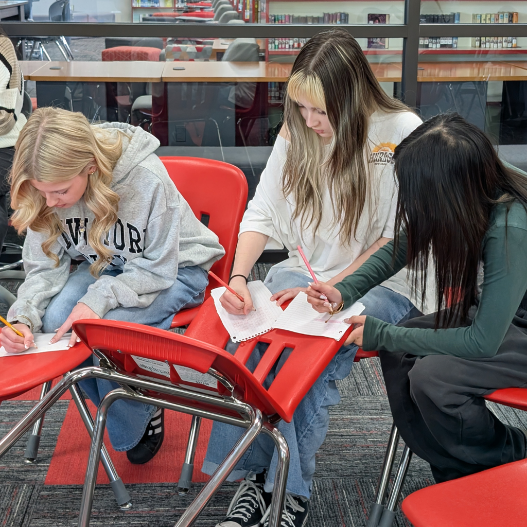 Photographs of Roy Jr High students participating in the annual Poetry Slam
