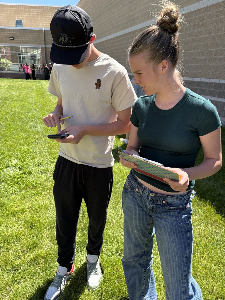 Our Math students solved probability questions to solve the mystery.  We all had a great time and it was fun to watch some of the students run from one station to another to get their next clue.