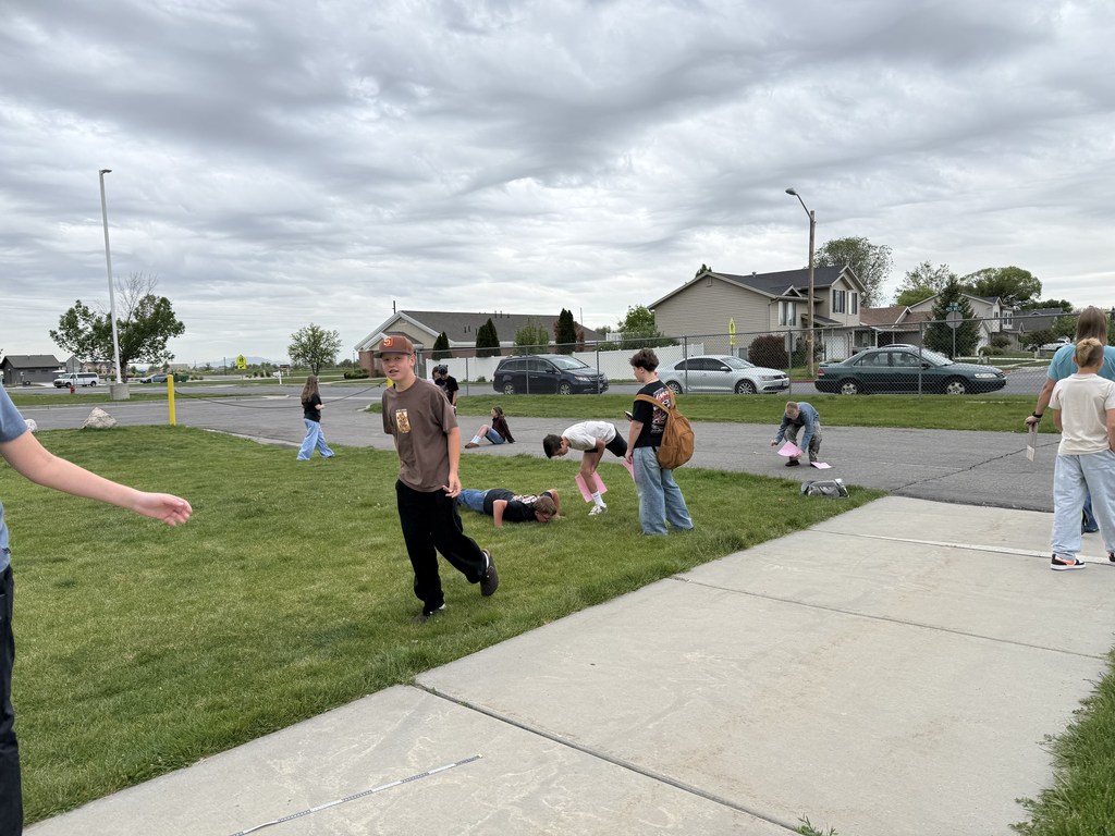 We did some fun Olympic style events for plastic frogs, paper frogs and humans.  We used the data to compare between classes and between plastic and paper frogs and if there is any correlation between our frogs and our students