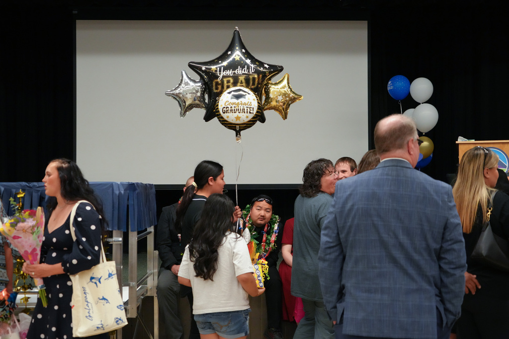 LIFE students graduating.