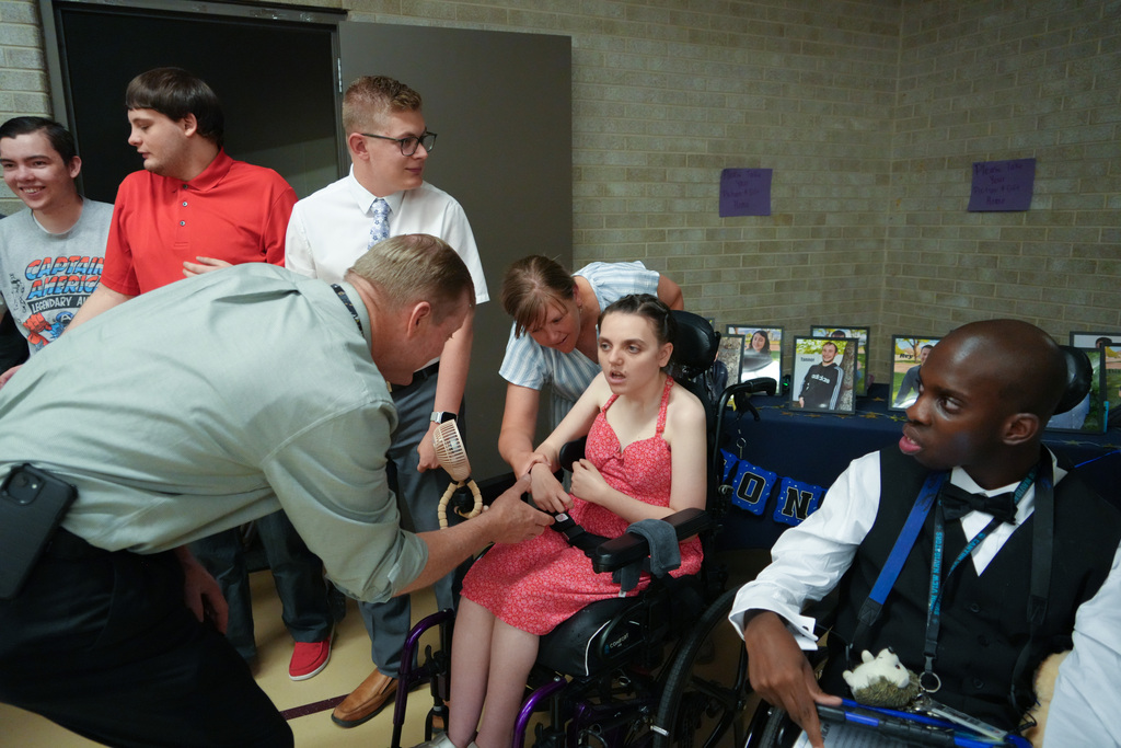 LIFE students graduating.