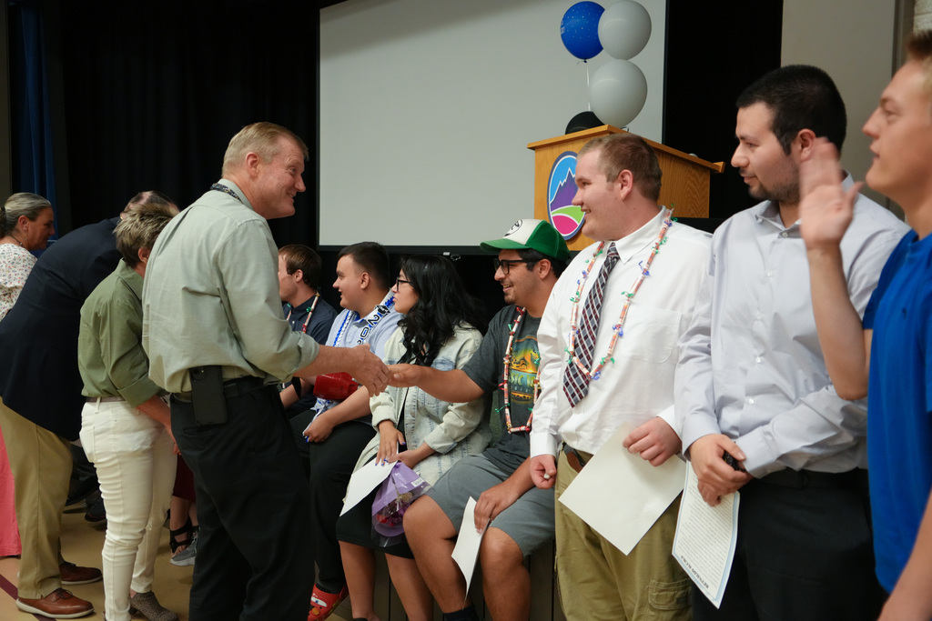 LIFE students graduating.