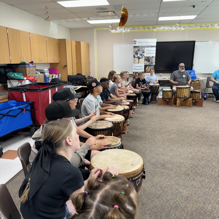   students and wsu percussion department 